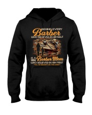 Barber Mom and Son Hooded Sweatshirt tile