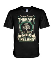 Happy St Patricks Day DD020201MA V-Neck T-Shirt tile