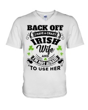 Happy St Patricks Day DD012602DH V-Neck T-Shirt tile