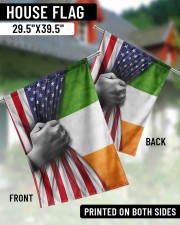 Happy St Patricks Day DD012906NA 29.5"x39.5" House Flag aos-house-flag-29-5-x-39-5-ghosted-lifestyle-06