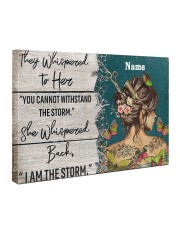 I am the Storm 36x24 Gallery Wrapped Canvas Prints front