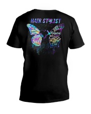 Hair Stylist T-Shirt V-Neck T-Shirt tile