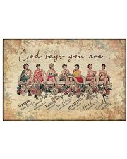 Hairstylist Canvas Horizontal Poster tile