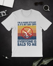 I'm a hairstylist and it's my day off Classic T-Shirt lifestyle-mens-crewneck-front-16