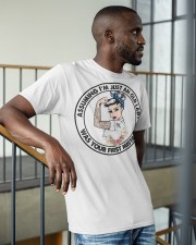 Hairdresser T-Shirt Classic T-Shirt apparel-classic-tshirt-lifestyle-front-36