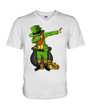 Happy St Patricks Day DD012606DH V-Neck T-Shirt tile