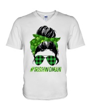 Happy St Patricks Day DD013002MA V-Neck T-Shirt tile