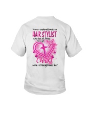 Never underestimate a Hair Stylist Youth T-Shirt tile