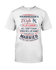 Hairdresser T-shirt Classic T-Shirt front