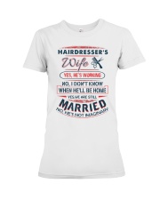Hairdresser T-shirt Premium Fit Ladies Tee tile