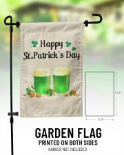 Happy St Patricks Day HN022401MA03 11.5"x17.5" Garden Flag aos-garden-flag-11-5-x-17-5-lifestyle-front-01