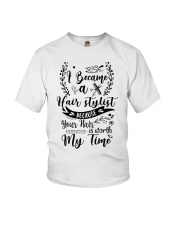 HairStylist T-shirt Youth T-Shirt tile