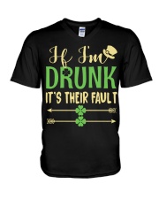 Happy St Patricks Day HN022514MA V-Neck T-Shirt tile
