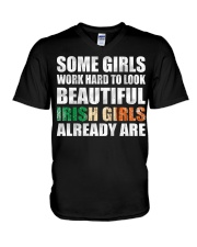 Happy St Patricks Day DD022304MA V-Neck T-Shirt tile