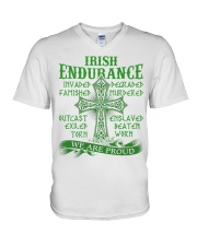 Happy St Patricks Day DD012612DH V-Neck T-Shirt tile