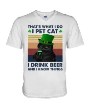 Happy St Patricks Day DD020206MA V-Neck T-Shirt tile