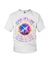Hair Stylist the soul of an Angel Youth T-Shirt tile