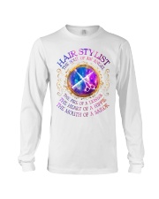Hair Stylist the soul of an Angel Long Sleeve Tee tile