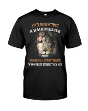 Never underestimate a Hairdresser Premium Fit Mens Tee tile