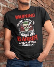 WARNING Grumpy Sarcastic Undredictable Unmedicated Classic T-Shirt apparel-classic-tshirt-lifestyle-26