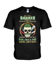 Barber T-Shirt V-Neck T-Shirt tile