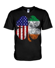 Happy St Patricks Day DD012641DH V-Neck T-Shirt tile