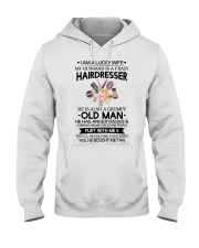 My Husband is a crazy Hairdresser Hooded Sweatshirt tile