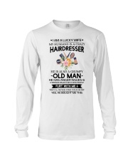 My Husband is a crazy Hairdresser Long Sleeve Tee tile