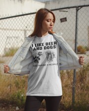 I Like Beer And Dogs Classic T-Shirt apparel-classic-tshirt-lifestyle-07
