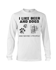 I Like Beer And Dogs Long Sleeve Tee tile