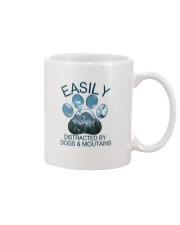 Easily Distracted By Dogs And Moutains Mug tile