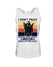 I Don't Trust People Who Don't Meow Back Unisex Tank tile