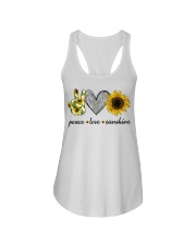 Peace Love Sunshine Ladies Flowy Tank tile