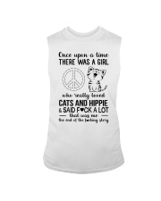 A Girl Really Loved Cats And Hippie Sleeveless Tee tile