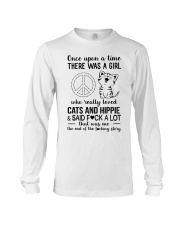A Girl Really Loved Cats And Hippie Long Sleeve Tee tile