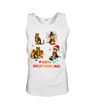 Happy Hallothanksmas Unisex Tank tile