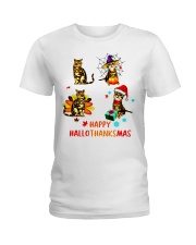 Happy Hallothanksmas Ladies T-Shirt tile