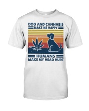Dog Love Humans Make My Head Hurt Premium Fit Mens Tee tile