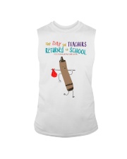 The Day The Teachers Backed To School Style 9 Sleeveless Tee tile
