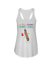 The Day The Teachers Backed To School Style 9 Ladies Flowy Tank tile