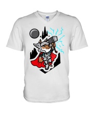 Cat Thor V-Neck T-Shirt tile