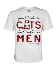Good Taste In Cats V-Neck T-Shirt tile
