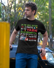 Oh The Virus Outside Is Frightful Classic T-Shirt apparel-classic-tshirt-lifestyle-front-44