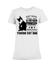Tuxedo Cat Dad Premium Fit Ladies Tee tile