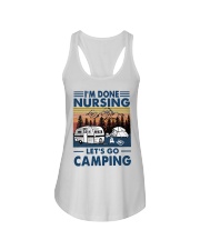 I'm Done Nursing Let's Go Camping Ladies Flowy Tank tile
