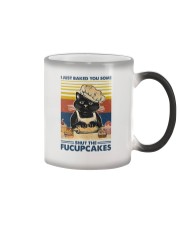 I Just Baked You Some Shut The Fucupcakes Color Changing Mug tile