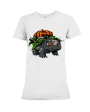 Poke Pumpkin Premium Fit Ladies Tee tile