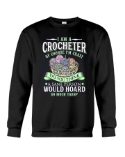 I Am A Crocheter Crewneck Sweatshirt tile