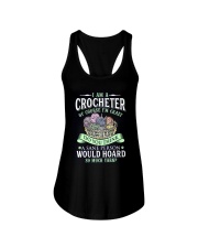 I Am A Crocheter Ladies Flowy Tank tile