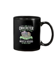 I Am A Crocheter Mug tile